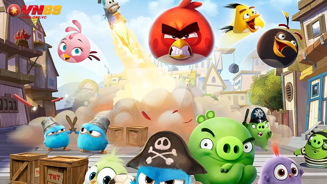 Angry Birds VN88 - Tấn Công Thành Heo Xanh