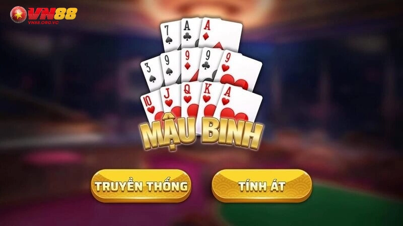 Tìm hiểu về game Bài Mậu Binh VN88